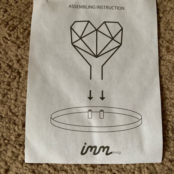 Coxet Wire Heart Ceramic Jewelry Holder.    IMM living - Picture 3 of 6